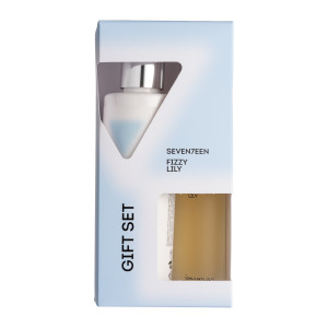 SEVANTEEN  FIZZY LILY Set Комплект Тоалетна вода 50ml и Хидратиращо мляко за тяло с аромат и блестящи частици 200ml