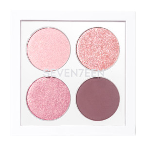 Sevanteen  Vibrant Eyes Quad Palette Flirty Pink  Палитра от 4 цвята сенки за очи -7,6 гр