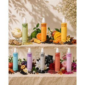SEVENTEEN Pistach Deli Body Silk – Shimmer Effect Хидратиращо мляко за тяло с аромат и блестящи частици , 250ml