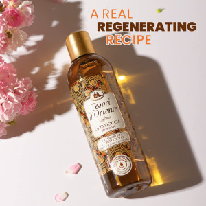 Tesori d' Oriente Shower Oil with Argan and Cyperus Oils Regenerating Възстановяващо душ олио за тяло с арган​​​​​​​ , 250ml