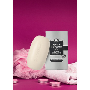 Tesori d' Oriente White Musk Aromatic Bar Soap    Ароматен сапун за тяло  Бял мускус -150 гр