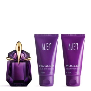 Thierry Mugler Alien Set (30 ml EDP + 50 ml Body lotion +50 ml Shower gel )  Дамски подаръчен  комплект