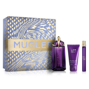 Thierry Mugler Alien Set ( 90 ml EDP + 50 ml Body lotion + 10 ml EDP ) Дамски подаръчен  комплект