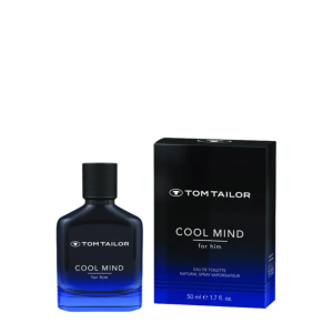 Tom Tailor Cool Mind  Eau de Toilette Мъжка тоалетна вода  с кехлибарено-дървесни нотки  , 50ml