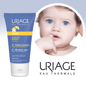Uriage Baby 1st Mineral Cream SPF 50+ МНОГО ВИСОКА  СЛЪНЧЕВА ЗАЩИТА ЗА БЕБЕТА, 50ml