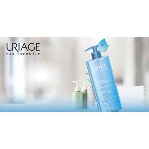 Uriage Hygiène Extra-Rich Dermatological Gel Богат почистваш гел за лице и тяло чувствителна кожа,1000мл