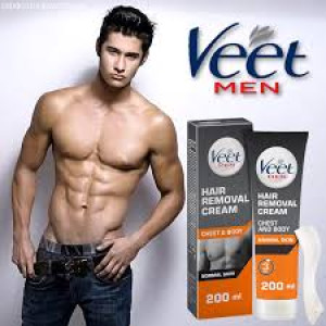 Veet For Men Normal Skin Cream Крем за обезкосмяване за мъже за нормална кожа, 200ml