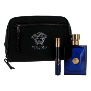 Versace Dylan Blue Pour Homme Set  Комплект ( тоал. вода/100ml + тоал. вода/мини/10ml + козм. чанта/1бр.)