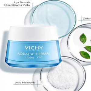 Vichy Aqualia Thermal Light Лек хидратиращ  крем за лице за нормална  кожа, 50ml