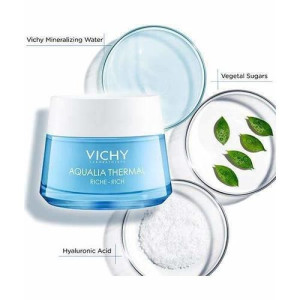 Vichy Aqualia Thermal Rich  Виши Богат хидратиращ дневен крем за суха кожа, 50ml