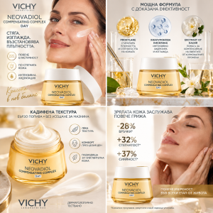 Vichy Neovadiol Redensifying Plumping Day Cream Дневен крем за уплътняване на норм. кожа в менопауза, 50ml