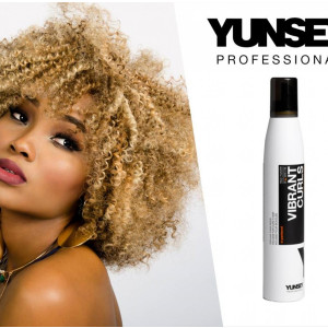 Yunsey Professional  VIBRANT CURLS    Пяна за къдрици, която подобрява и дефинира къдравата коса, 300ml