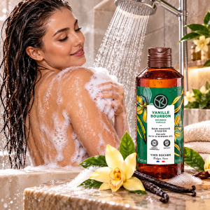 Yves Rocher Bain Nature Vanille Bourbon Bath and Shower Gel Душ гел с аромат на Бурбонска ванилия, 400ml