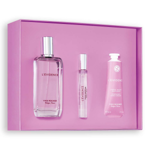 Yves Rocher  L'Evidence Set ( 50 ml EDP + 8 ml Mini  EDP + 30ml Hands Cream ) Дамски  подаръчен комплект